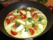 Tomaten-Mozzarella-Omelett - Rezept
