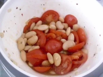 Bohnen-Tomaten-Salat - Rezept - Bild Nr. 5