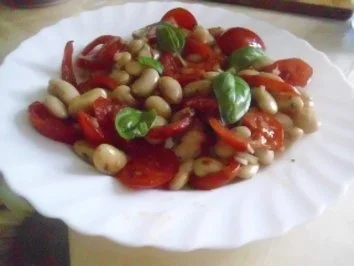 Bohnen-Tomaten-Salat - Rezept - Bild Nr. 6