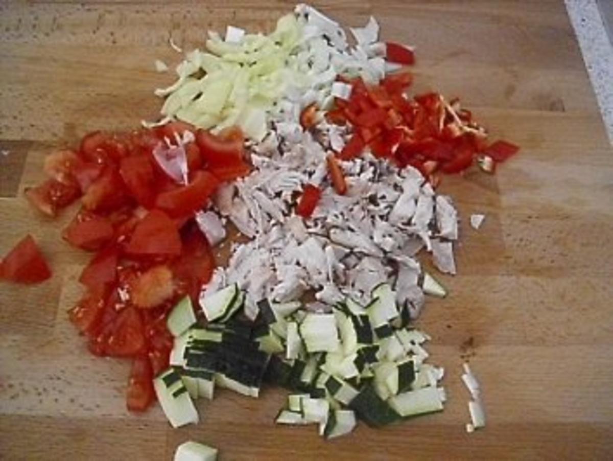 Salat aus Geflügelresten mit ein Hauch von Frühling - Rezept - Bild Nr. 2