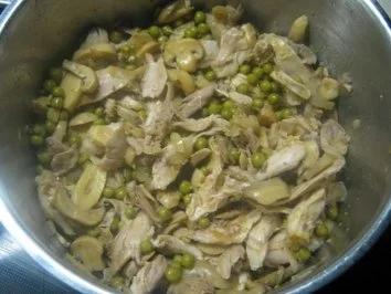 Hühnerfrikasse' mit Reis - Rezept - Bild Nr. 4