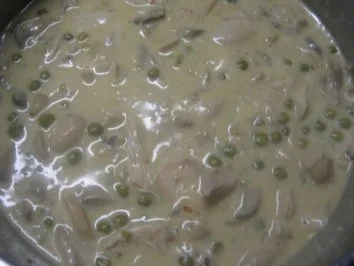 Hühnerfrikasse' mit Reis - Rezept - Bild Nr. 6