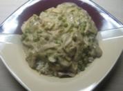 Hühnerfrikasse' mit Reis - Rezept