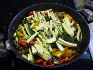 Pfannengerichte - ...und noch ´ne bunte schmackhafte Pfanne - den Inhalt meine ich - ... - Rezept - Bild Nr. 5