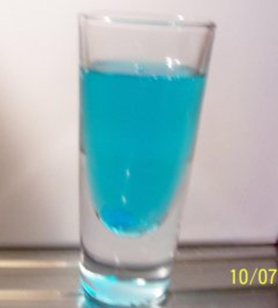 Getränk: Blauer Sekt - Rezept