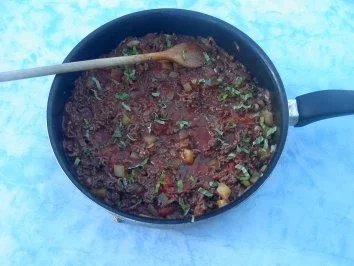 Rezept: Zucchini - Hack - Pfanne Bild Nr. 2 Zucchini - Hack - Pfanne - Rezept - Bild Nr. 2