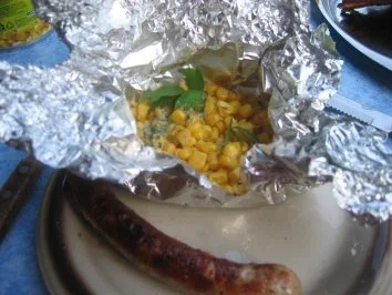Grillen: Kräuter-Mais-Sackerl... - Rezept