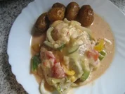 pikante hähnchenpfanne - Rezept