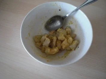 Jakobsmuscheln-Safran-Crumble mit Karotten-Confit und Orangenblüten-Laksa - Rezept - Bild Nr. 8