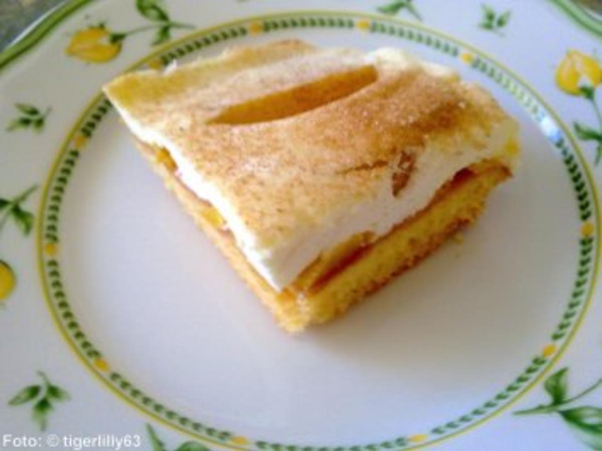 Pfirsich Blechkuchen - einfach - von tigerlilly63