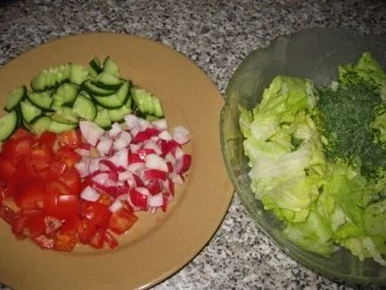 ♥  Schneckele's  buntes frisches Allerlei aus einer Schüssel ♥ - Rezept - Bild Nr. 6