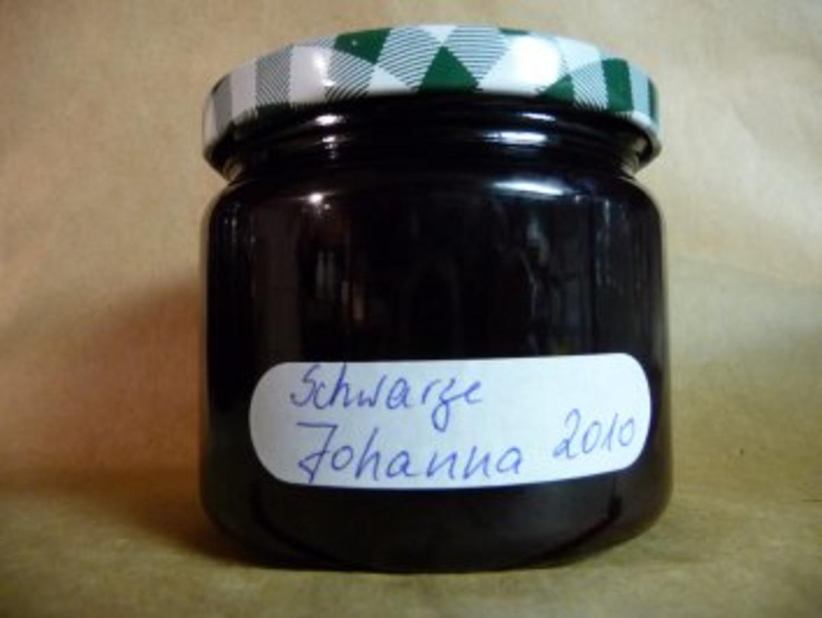 Marmelade: Schwarze Johannisbeere - Rezept
