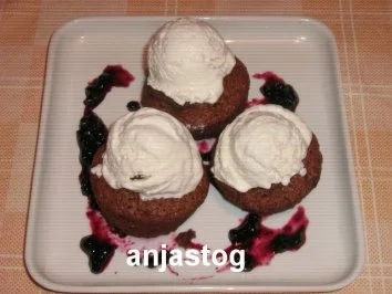 XXL Brownies mit Rosmarin Eis - Rezept