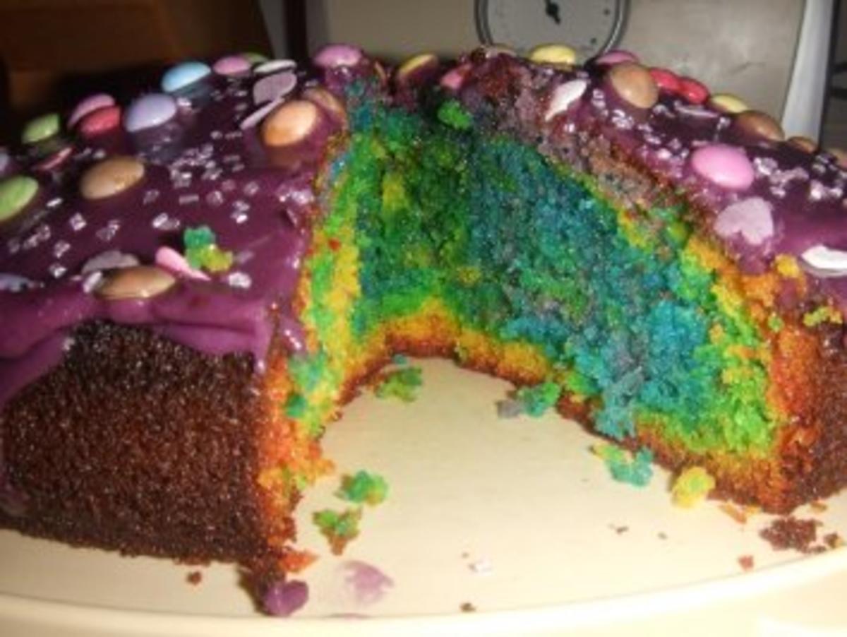 Regenbogenkuchen Einfach Bunt Rezept Mit Bild Kochbar De