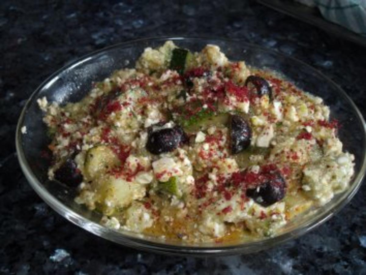 Orientalisches Zucchinimus mit Schafskäse - Rezept By Sri_Devi