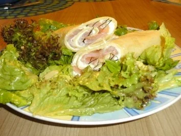 Rezept: Pfannkuchen mit Lachs Pfannkuchen mit Lachs - Rezept