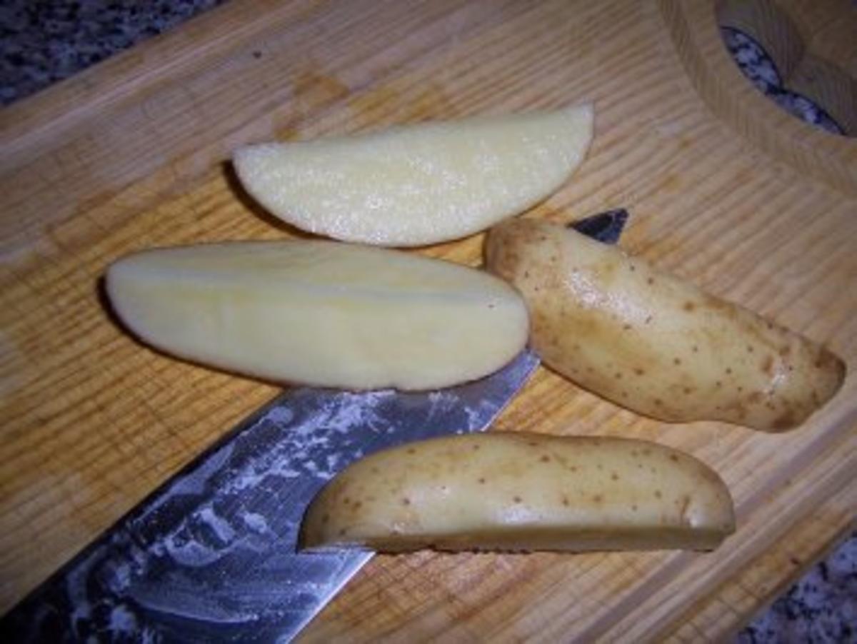 Kartoffelspalten - Potatoe-Wedges mit Pizzawürz - Rezept - Bild Nr. 3