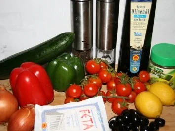 Vorspeise: Griechischer Sommer-Salat - Rezept - Bild Nr. 2