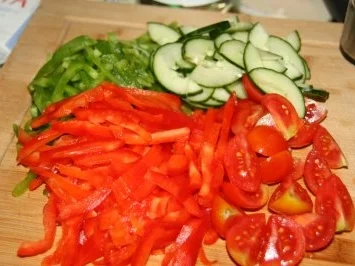 Vorspeise: Griechischer Sommer-Salat - Rezept - Bild Nr. 3