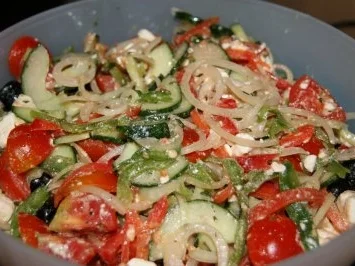 Vorspeise: Griechischer Sommer-Salat - Rezept - Bild Nr. 6