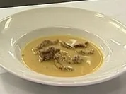 Batatensuppe mit Crispy Ente - Rezept