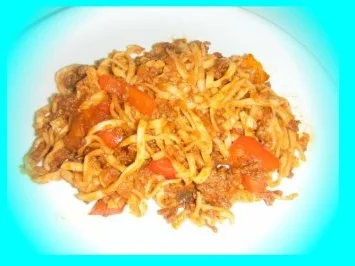 Asiatische Nudelpfanne - Rezept