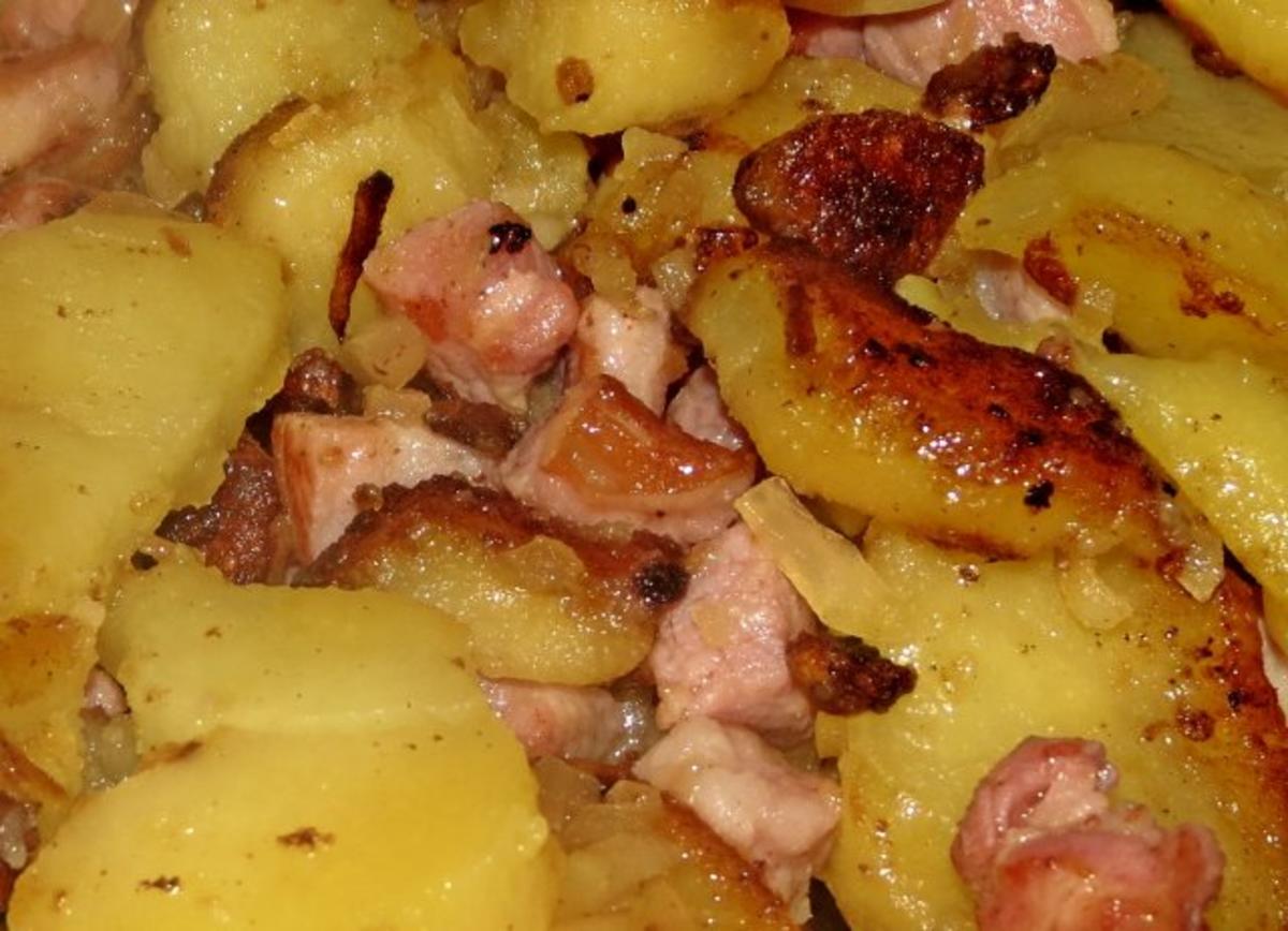 Bratkartoffeln mit Speck und Zwiebeln - Rezept - Bild Nr. 4