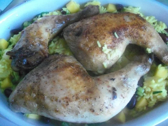 Rezept: Karibischer Hähnchenauflauf Bild Nr. 6 Karibischer Hähnchenauflauf - Rezept - Bild Nr. 6