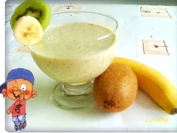 Getränke: Banane - Kiwi - Fruchtshake - Rezept - Bild Nr. 231