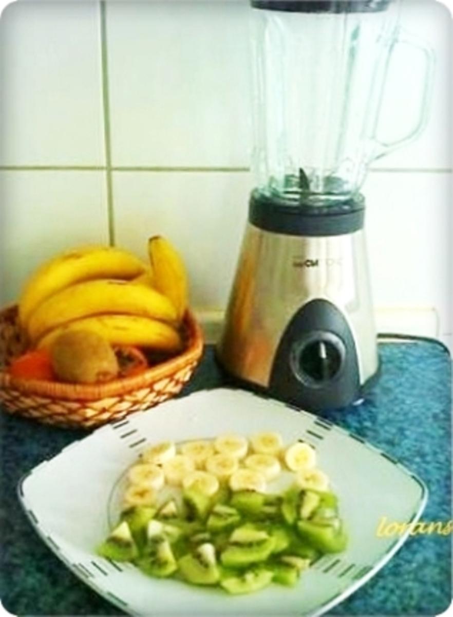 Getränke: Banane - Kiwi - Fruchtshake - Rezept - Bild Nr. 240