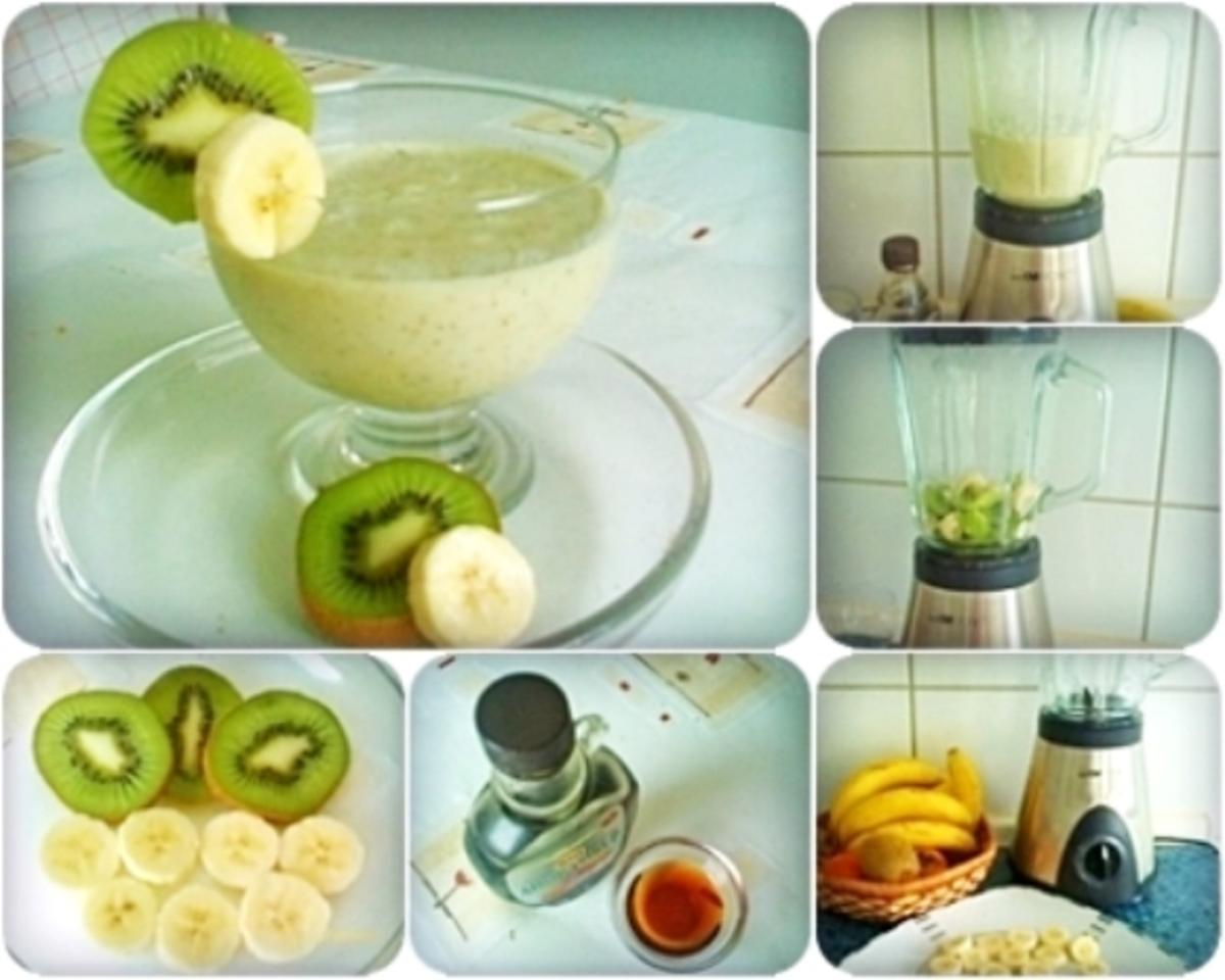 Getränke: Banane - Kiwi - Fruchtshake - Rezept - Bild Nr. 247