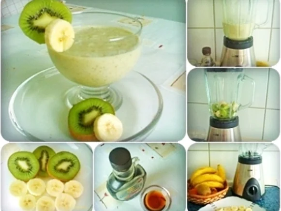 Getränke: Banane - Kiwi - Fruchtshake - Rezept - Bild Nr. 247