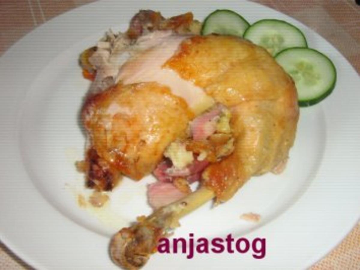 Hähnchen mit Aprikosen Speck Fullung - Rezept - kochbar.de