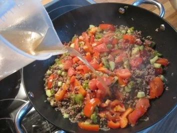 Reispfanne mit Rinderhack - Rezept - Bild Nr. 6