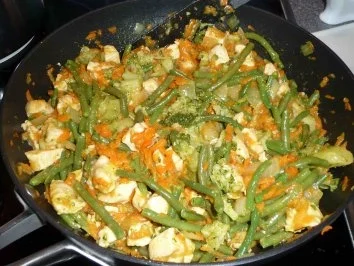 Sommerlich leichtes Ragout auf Reis - Rezept - Bild Nr. 11