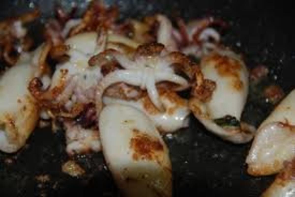 Calamari gegrillt aus Italien - Rezept Von Einsendungen rickyundgaby