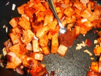 Leberkäsgulasch - Rezept - Bild Nr. 6