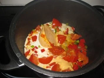 Angeschärfte Pasta mit Hackspießchen - Rezept - Bild Nr. 5