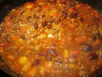 Rezept: Chili con Carne - überbacken Bild Nr. 3 Chili con Carne - überbacken - Rezept - Bild Nr. 3