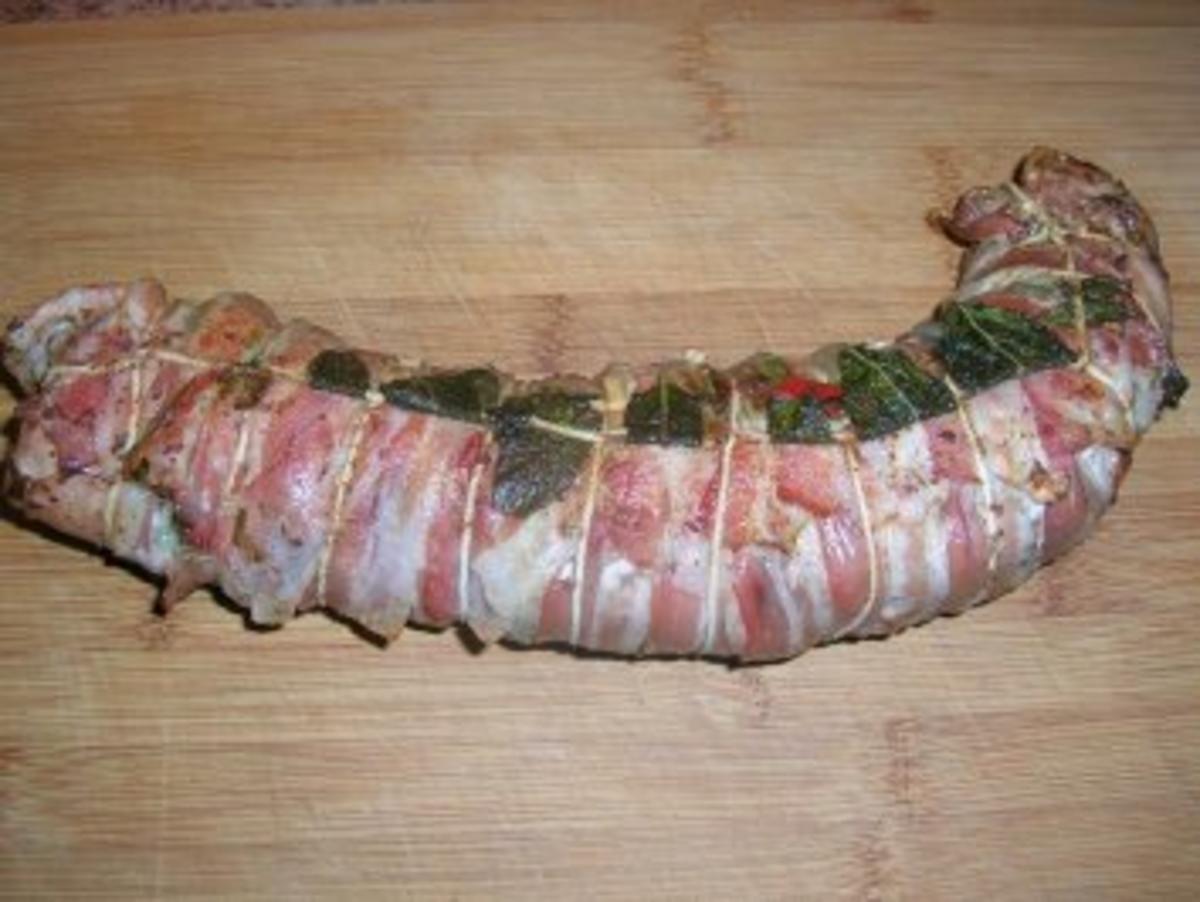 Schweinefilet mit Salbei und Bacon - wirklich sehr lecker ein feines Sommergericht - Rezept - Bild Nr. 7