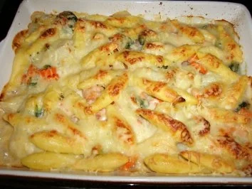 Schnitzelauflauf - Rezept