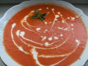 Rezept: Tomatensuppe Ruck-Zuck- Tomatensuppe Ruck-Zuck- - Rezept