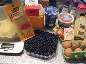 Kuchen- Wilde Myrtilles in Eierlikörcreme - Rezept