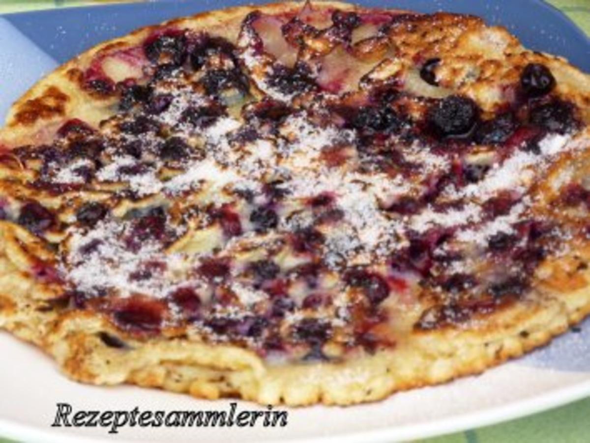 Eier: BLAUBEER - PFANNKUCHEN - Rezept