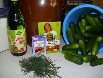 Schnellgurken im Steintopf - Rezept - Bild Nr. 5