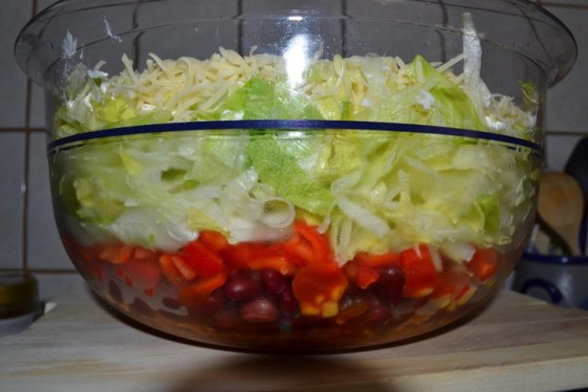 Bilder für Mexikanischer Schichtsalat - Rezept