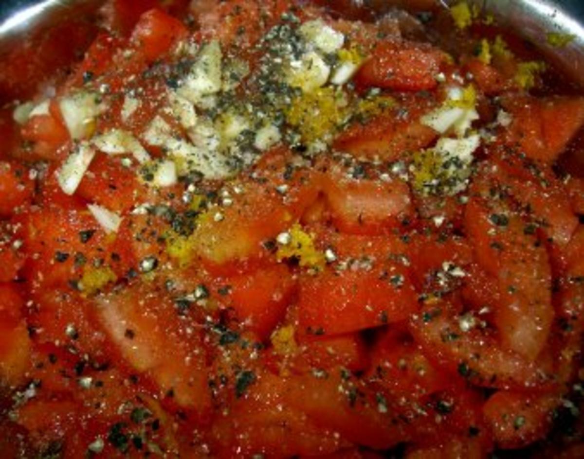 Ofenhackbällchen auf Orangentomaten - Rezept - Bild Nr. 2