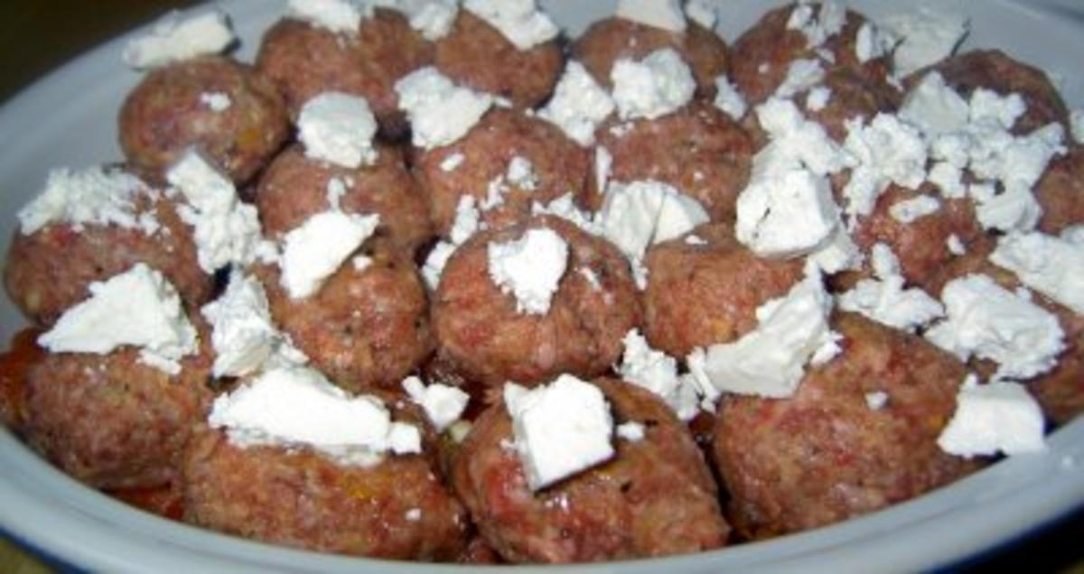 Ofenhackbällchen auf Orangentomaten - Rezept - Bild Nr. 7