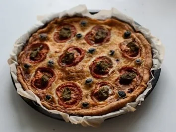 Tomaten-Käse-Tarte - Rezept