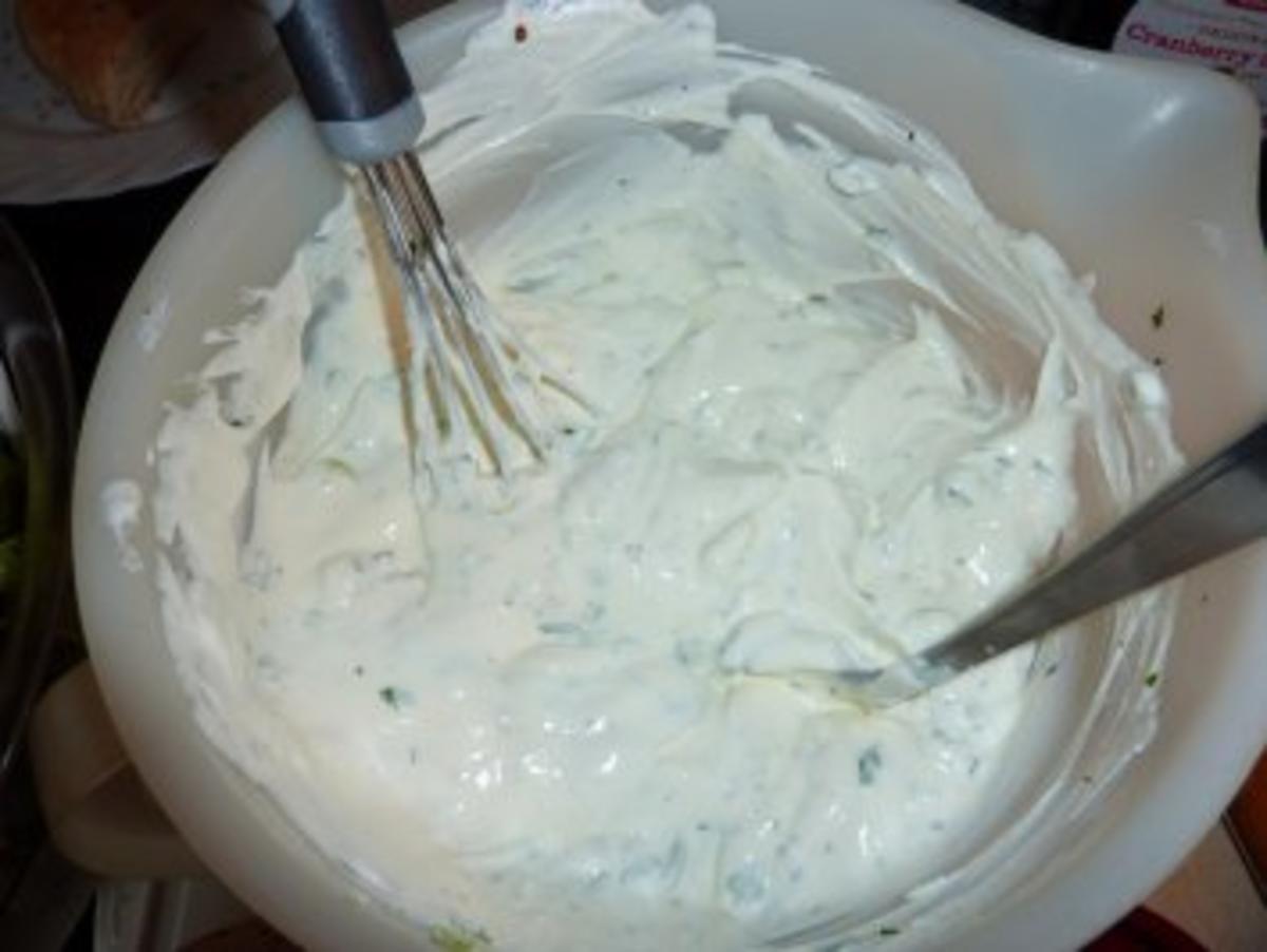 Ofenkartoffel mit Sour Creme und Knoblauchgarnelen - Rezept - Bild Nr. 3